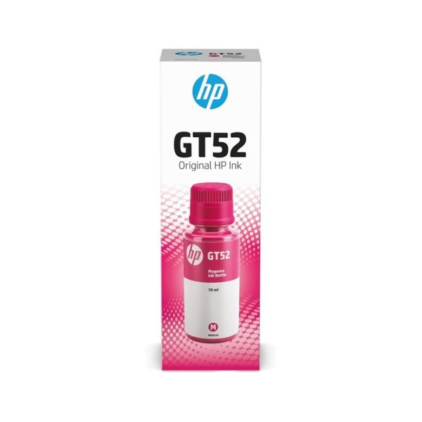 زجاجة حبر أصلية أرجوانية اتش بي GT52