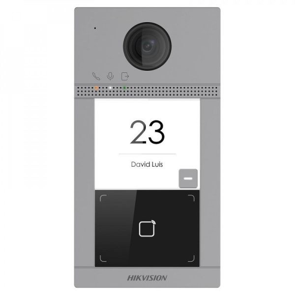 جرس باب Hikvision بكاميرا اضافي للانتركم DS-KV8113-WME1