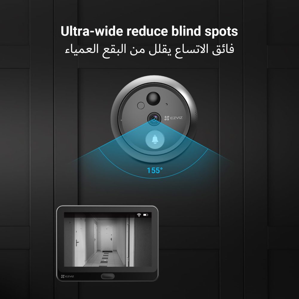 ⁦عارض الباب الذكي ezviz HP4⁩ - الصورة ⁦2⁩